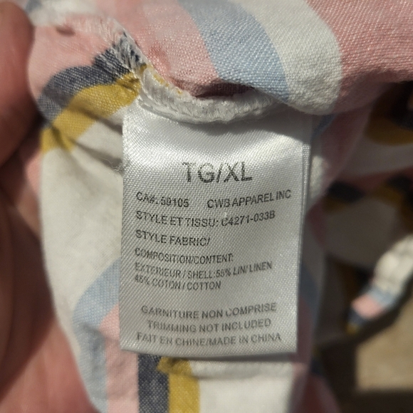 Charlie B Woman Stripe Top - Picture 4 of 5